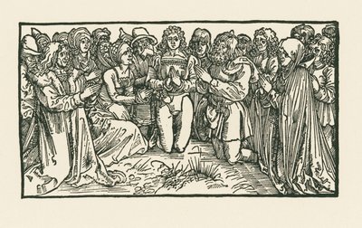 Män och kvinnor i bön av Albrecht Dürer or Duerer