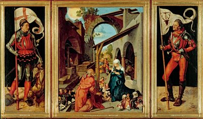Paumgartner Altare, ca 1500 (olja på kalkpanel) av Albrecht Dürer or Duerer