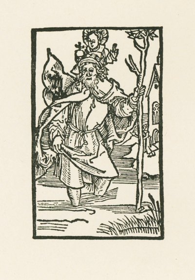 Sankt Kristoffer av Albrecht Dürer or Duerer