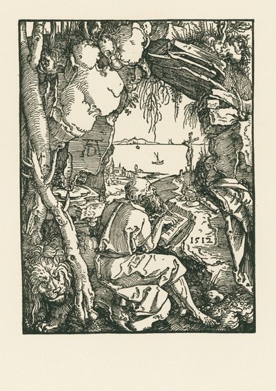 Sankt Hieronymus i grottan av Albrecht Dürer or Duerer