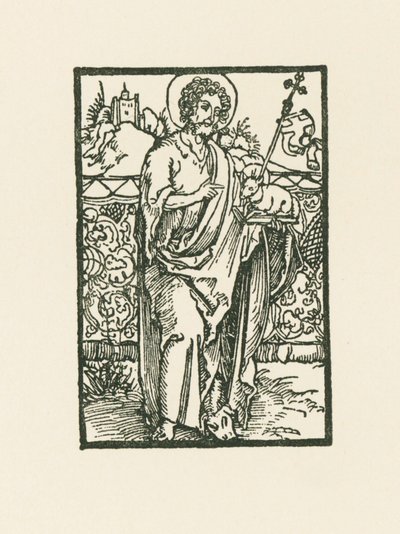 Sankt Johannes Döparen av Albrecht Dürer or Duerer