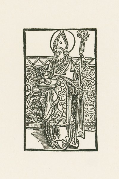 Sankt Nikolaus av Albrecht Dürer or Duerer