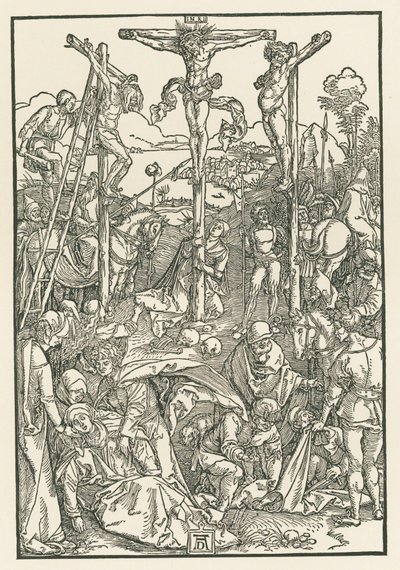 Lilla Golgata, ca 1503-04 (träsnitt) av Albrecht Dürer or Duerer