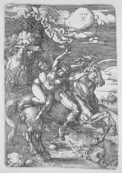 Bortförandet på enhörningen av Albrecht Dürer