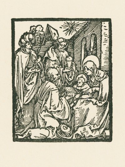 De vise männens tillbedjan av Albrecht Dürer or Duerer