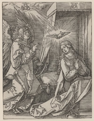 Beskedet, eller Die Verkundigung av Albrecht Dürer