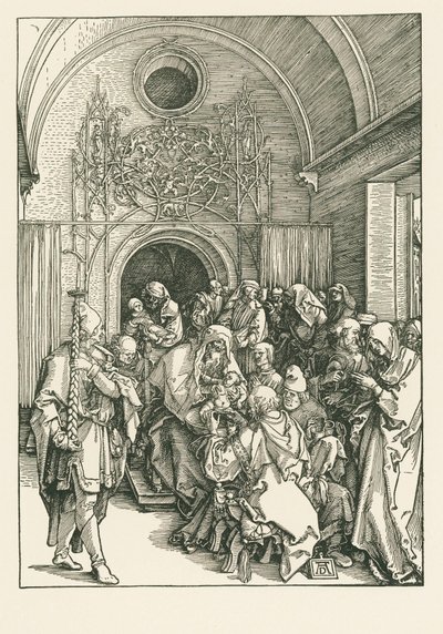 Kristi omskärelse, ca 1504 (träsnitt) av Albrecht Dürer or Duerer