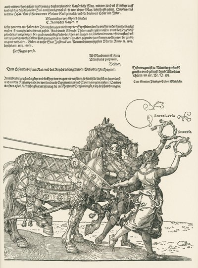 Den stora triumfbilen av Albrecht Dürer or Duerer
