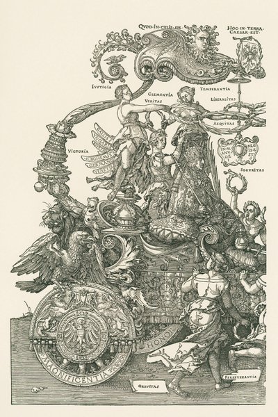 Den stora triumfbilen av Albrecht Dürer or Duerer
