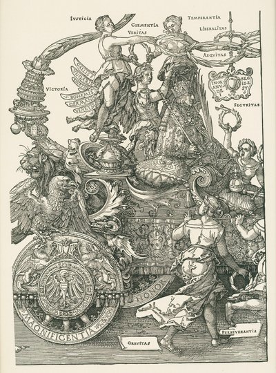 Den stora triumfbilen av Albrecht Dürer or Duerer