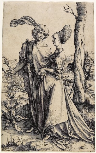 Promenaden, omkring 1496 av Albrecht Dürer
