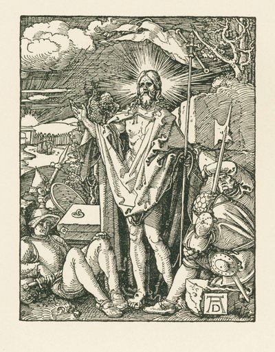 Uppståndelsen, ca 1510 (träsnitt) av Albrecht Dürer or Duerer