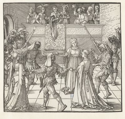Fackeldansen av Albrecht Dürer or Duerer