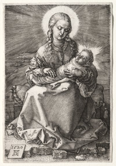 Jungfrun med det insvepta barnet av Albrecht Dürer or Duerer