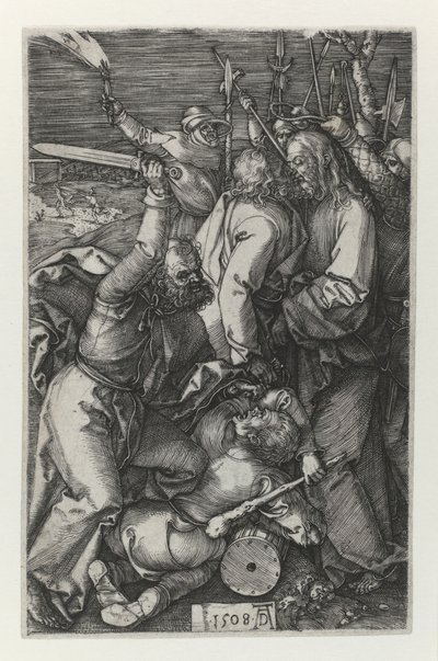 arresteringen av Kristus. 1508 av Albrecht Dürer