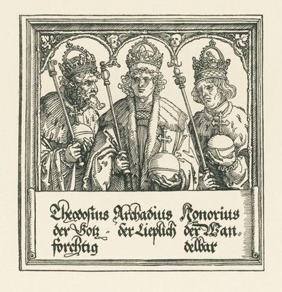 Triumfbåge för kejsar Maximilian I av Albrecht Dürer or Duerer