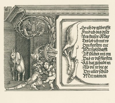 Triumfbåge för kejsar Maximilian I av Albrecht Dürer or Duerer