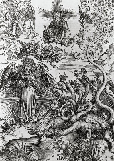 Apokalypsens kvinna och sjuhövdad drake, Apokalypsen av Albrecht Dürer
