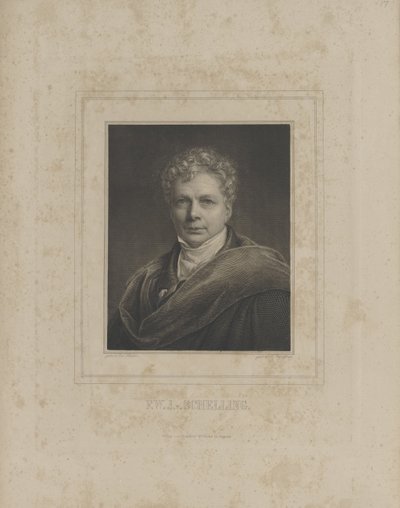 Friedrich Wilhelm Joseph Schelling 1775-1854 , ca. 1840. av Albrecht Fürchtegott Schultheiss