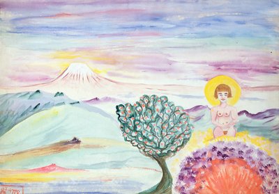 Utan titel, ca 1920 (akvarell på papper) av Aleister Crowley