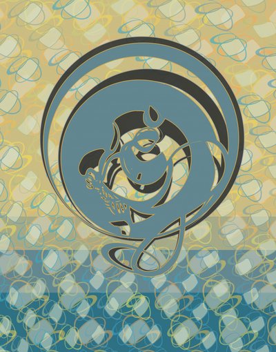 Den eleganta blå draken av Alejandra Winkhaus