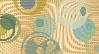 Överlappande abstrakta cirklar av Alejandra Winkhaus