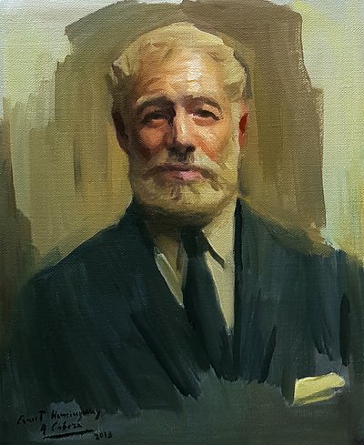 Ernest Hemingway av Alejandro Cabeza