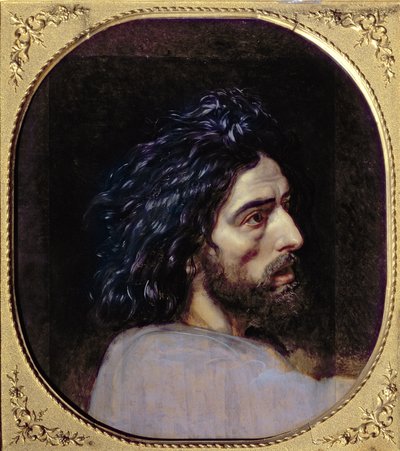 Chef för Johannes Döparen, studie för "Kristi framträdande inför folket" (olja på papper) av Aleksandr Andreevich Ivanov