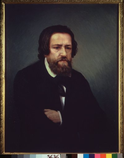 Porträtt av konstnären Alexander Ivanov (1806-1858). Målning av Sergei Petrovich Postnikov (1825-1880), olja på duk. Rysk konst från 1800-talet. Statens Tretjakovgalleri, Moskva. av Aleksandr Andreevich Ivanov