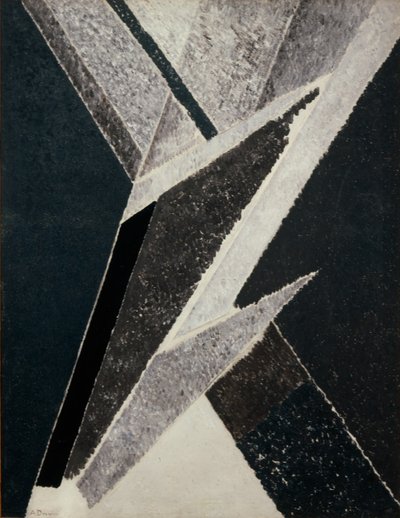 Målerisk komposition, 1921 av Aleksandr Davidovic Drevin