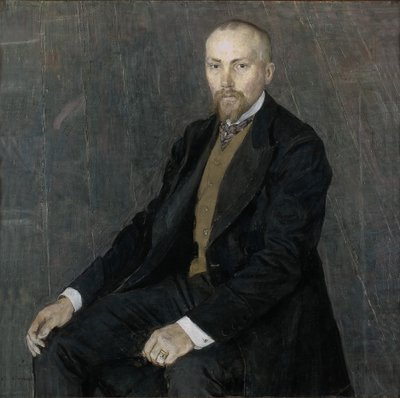 Porträtt av konstnären Nicholas Roerich 1874-1947, 1907 av Aleksandr Jakovlevic Golovin