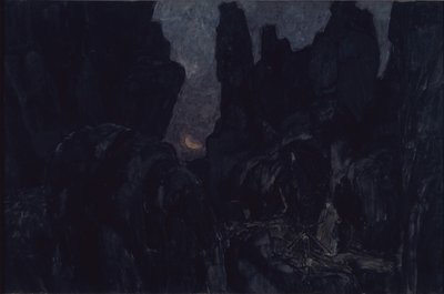 Scenografi för operan Carmen av G. Bizet, 1908 av Aleksandr Jakovlevic Golovin