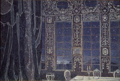Scenografi för pjäsen Don Juan av J.-B. Molliére, 1910 av Aleksandr Jakovlevic Golovin