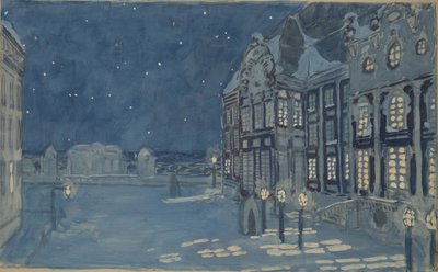 Vinterpalatset. Scenografi för operan The Ice House av A. Koreshchenko, 1901 av Aleksandr Jakovlevic Golovin
