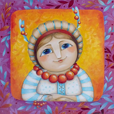 Den glada folkkonstflickan av Aleksandra Paranchenko