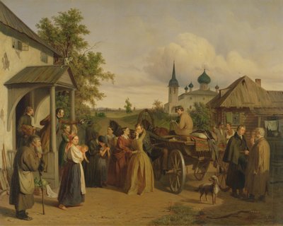 Avgången, 1850 av Aleksei Filippovich Chernyshev