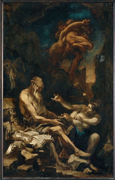 Den helige Antonius den stores frestelse ... av Alessandro (style of) Magnasco