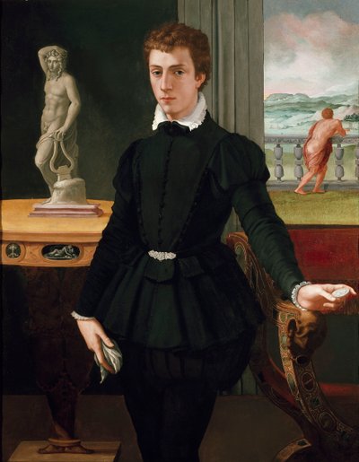 Porträtt av en ung man
































" av Alessandro Allori