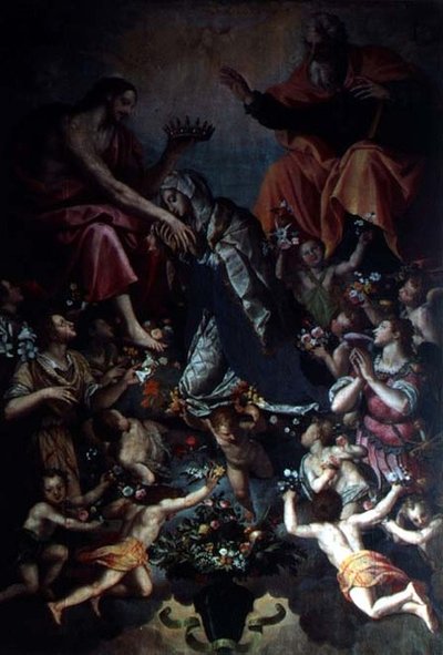 Jungfruns kröning av Alessandro Allori
