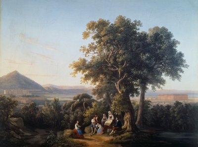 Casertaslätten av Alessandro Fergola