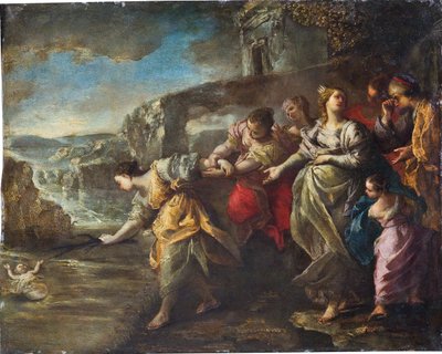 Fyndet av Moses. av Alessandro Gherardini