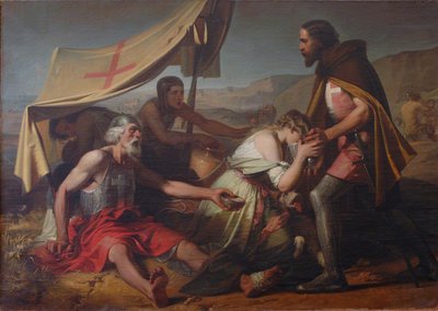 Törsten som led av de första korsfararna, 1852 av Alessandro Guardassoni