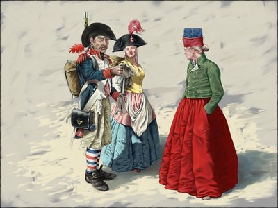 Fantassine och vivandieres de revolutionnaires, 2024 av Alessandro Lonati