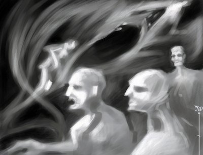 Fantastic Creatures: a group of spectra Teckning av Alessandro Lonati av Alessandro Lonati