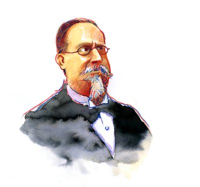 Porträtt av Cesare Lombroso (1835-1909) grundare av den italienska skolan för kriminologi (Porträtt av Cesare Lombroso italiensk kriminolog och läkare, grundare av den italienska skolan för positivistisk kriminologi) av Alessandro Lonati