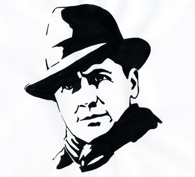 Porträtt av den prefekte och motståndskraftiga fransmannen Jean Moulin (1899-1943) av Alessandro Lonati