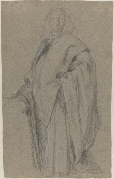 Porträtt av en åklagare [verso] av Alessandro Longhi or Pietro Longhi