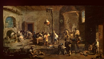 A Court of the Inquisition, c.1710-20 av Alessandro Magnasco