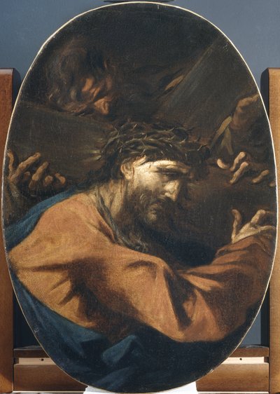 Kristus som bär korset av Alessandro Magnasco
