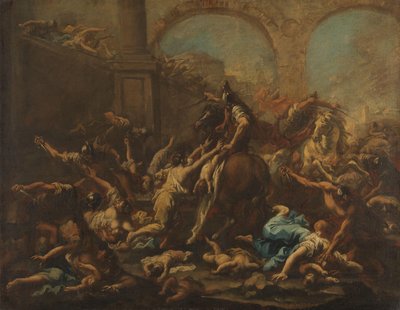 Massaker av de oskyldiga av Alessandro Magnasco